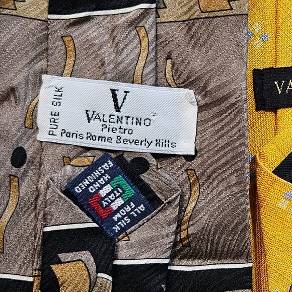 Valentino Silk Ties Lot of 3 - Picture 5 of 7